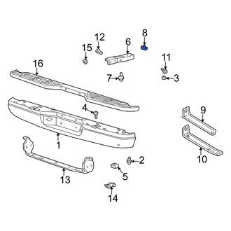 Mazda OE - Bumper Face Bar Nut