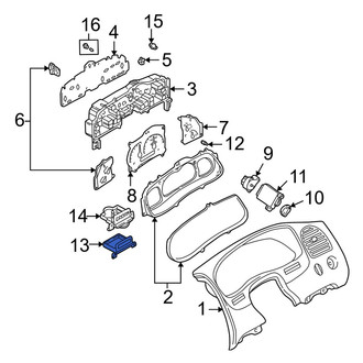 Mazda OE - Instrument Panel Cover