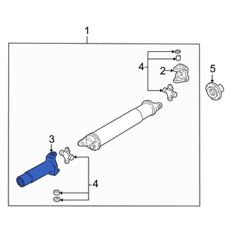 Mazda OE - Drive Shaft Slip Yoke