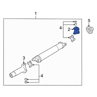 Mazda OE - Rear Drive Shaft Flange Yoke
