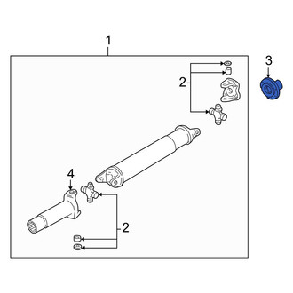 Mazda OE - Rear Drive Shaft Flange Yoke