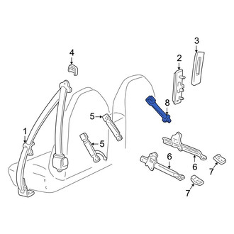 Mazda OE - Front Seat Belt Extension