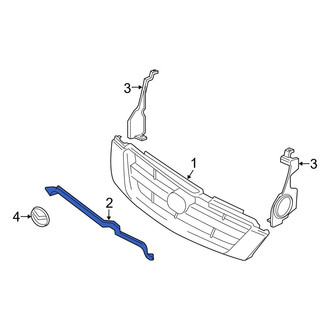 Mazda OE - Front Upper Grille Reinforcement