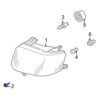 Mazda OE - Headlight Mounting Bolt