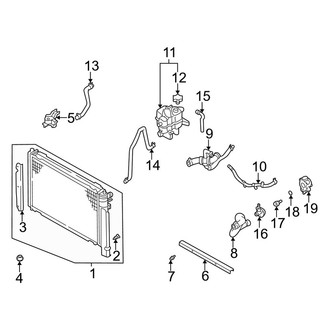 Mazda OE - Cooling - Radiator & Components (2.0L)