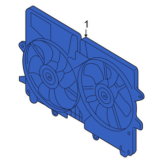 Mazda OE - Engine Cooling Fan Assembly