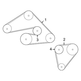 Mazda OE - Cooling - Belts & Pulleys (3.0L)