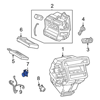 Mazda OE - HVAC Air Inlet Door Actuator