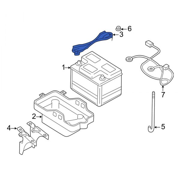 Battery Hold Down