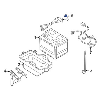 Mazda OE - Battery Tray Nut