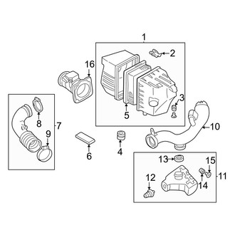 Mazda OE - Engine / Transaxle - Air Intake (2.0L)