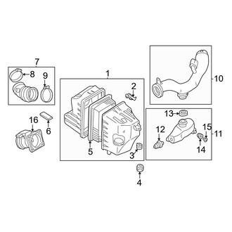 Mazda OE - Engine / Transaxle - Air Intake (3.0L)