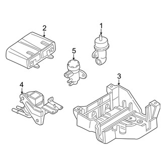 Mazda OE - Emission System - Emission Components