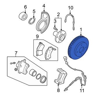 Mazda OE - Front Disc Brake Rotor