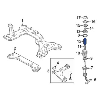 Mazda OE - Suspension Strut Bellows