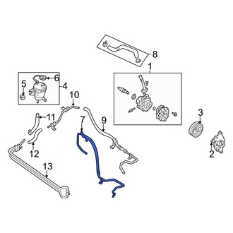 Mazda OE - Power Steering Pressure Hose