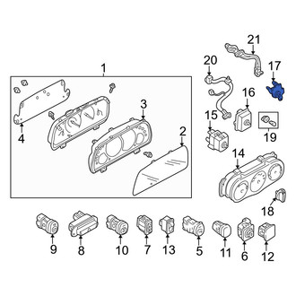 Mazda OE - HVAC Temperature Control Switch