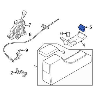 Mazda OE - Console Compartment