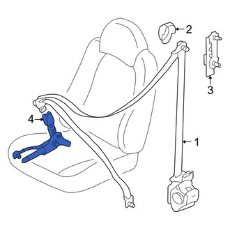 Mazda OE - Front Left Seat Belt Receptacle
