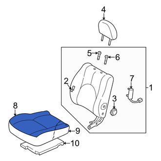 Mazda OE - Front Right Seat Cover