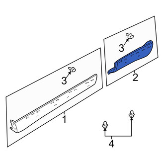 Mazda OE - Rear Left Rocker Panel Guard