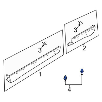Mazda OE - Rocker Panel Molding Clip