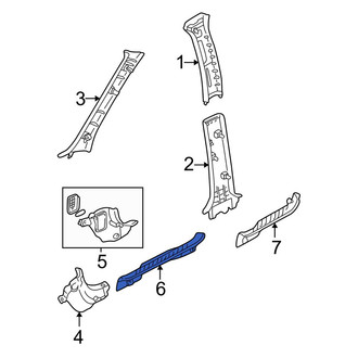 Mazda OE - Front Right Door Sill Plate