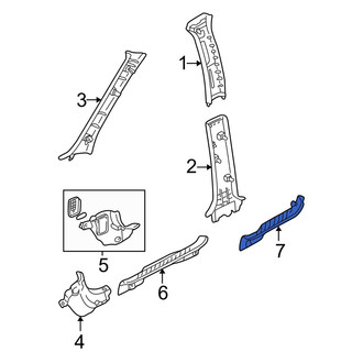 Mazda OE - Rear Left Door Sill Plate