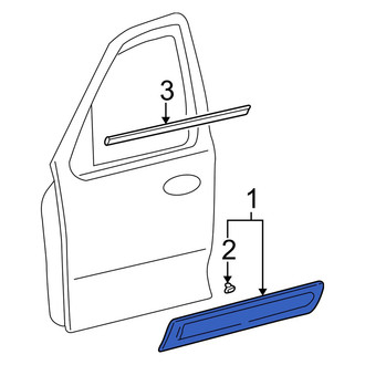 Mazda OE - Front Left Door Molding