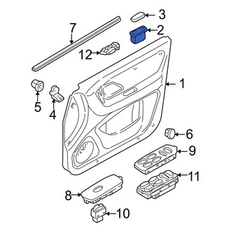 Mazda OE - Front Door Trim Panel Pocket