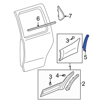 Mazda OE - Left Body Trim Molding