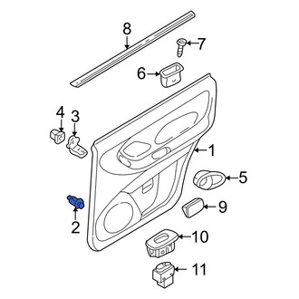 Mazda OE - Rear Inner Door Interior Trim Panel Retainer