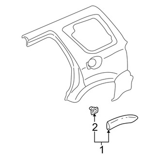 Mazda OE - Quarter Panel - Exterior Trim