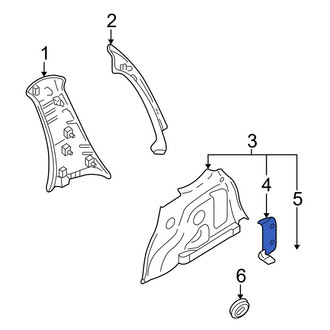 Mazda OE - Right Floor Jack Cover