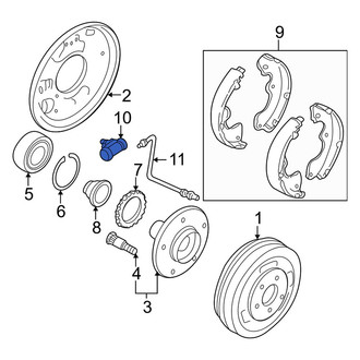 Mazda OE - Rear Drum Brake Wheel Cylinder