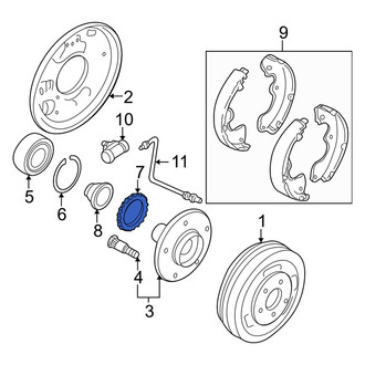 Mazda OE - Rear ABS Wheel Speed Sensor Tone Ring