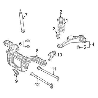 Mazda OE - Rear Suspension - Suspension Components (FWD)