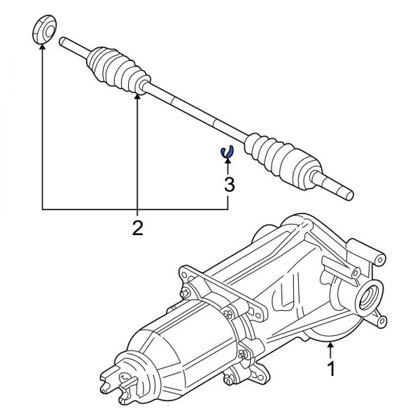 CV Intermediate Shaft C-Clip