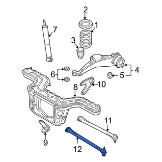 Mazda OE - Rear Left Suspension Trailing Arm