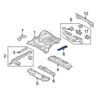 Mazda OE - Rear Frame Side Member Reinforcement