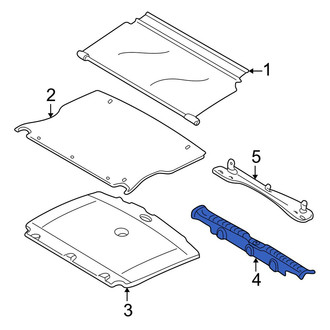 Mazda OE - Rear Liftgate Trim Scuff Plate