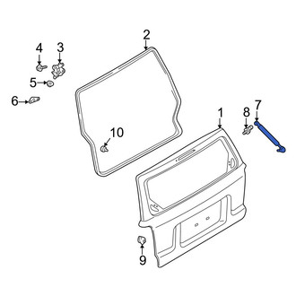 Mazda OE - Right Liftgate Lift Support