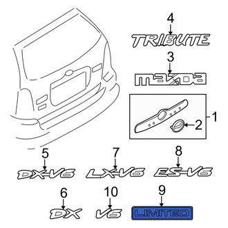 Mazda OE - Rear Hatch Emblem