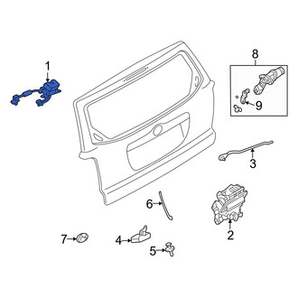 Mazda OE - Rear Liftgate Latch