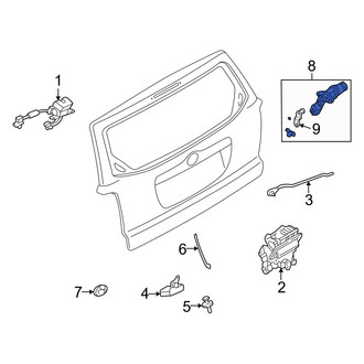 Mazda OE - Rear Liftgate Lock