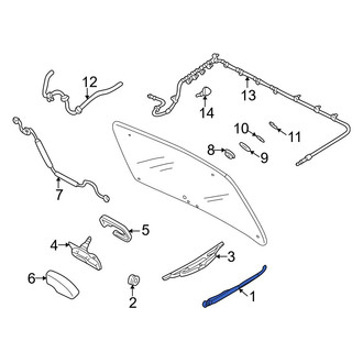 Mazda OE - Rear Wiper Arm