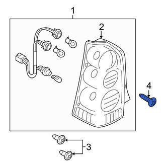 Mazda OE - Tail Light Screw