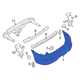 Mazda OE - Rear Bumper Cover