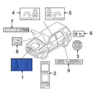 Mazda OE - Engine Decal