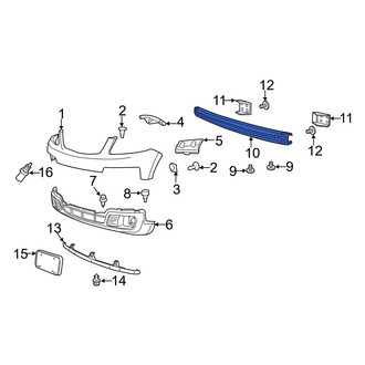 Mazda OE - Front Bumper Impact Bar